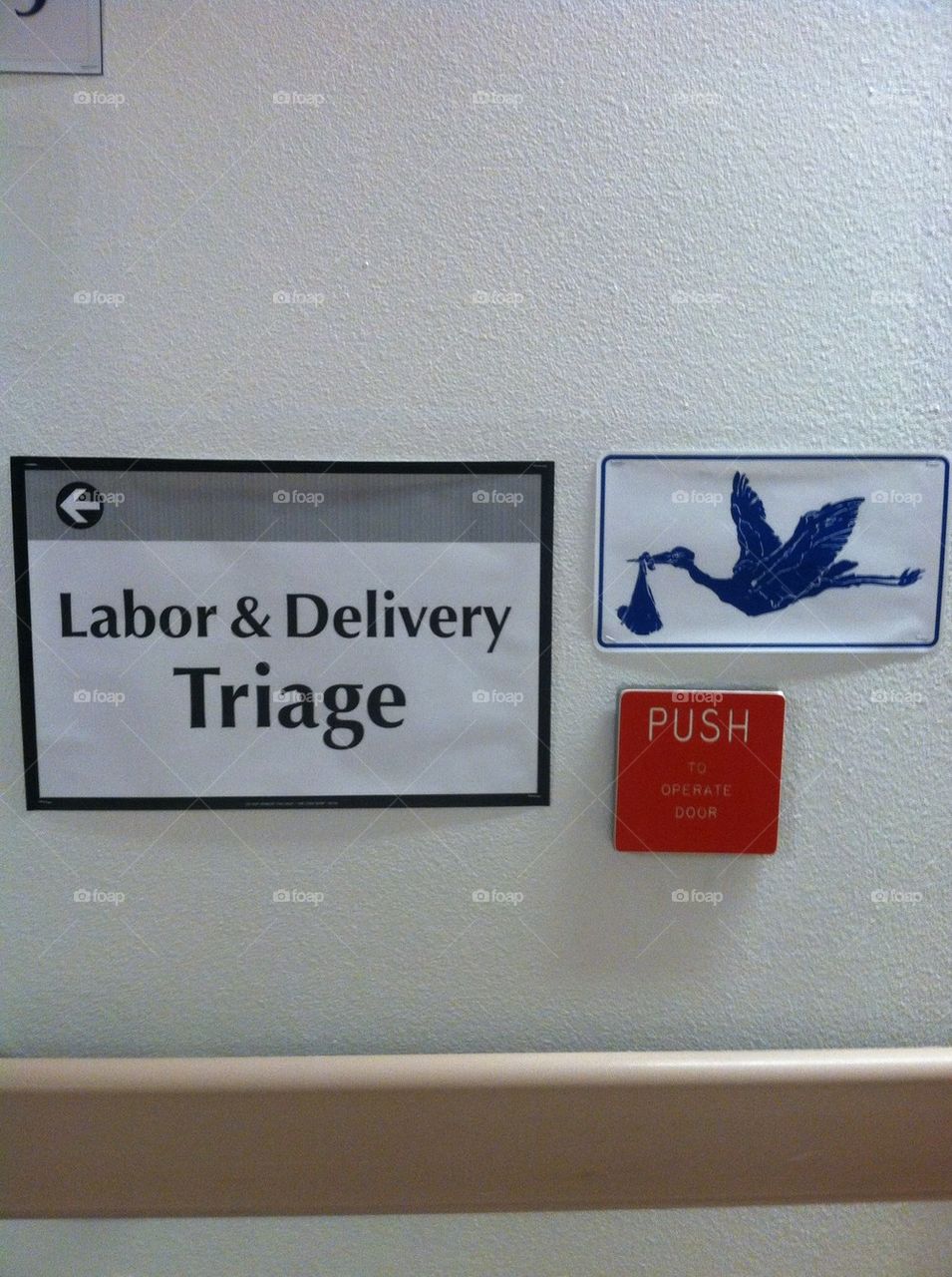 Ironic delivery sign