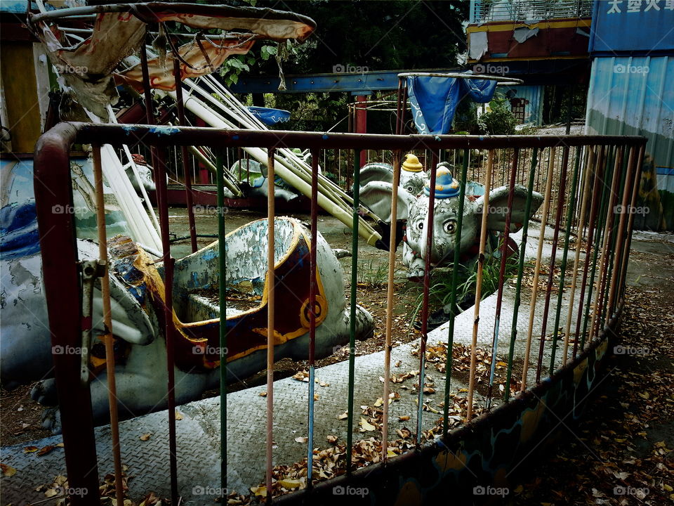 Ride in Abandoned Amusement Park