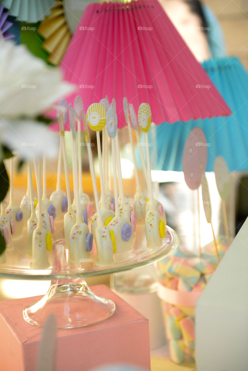 cookies on sticks for a party