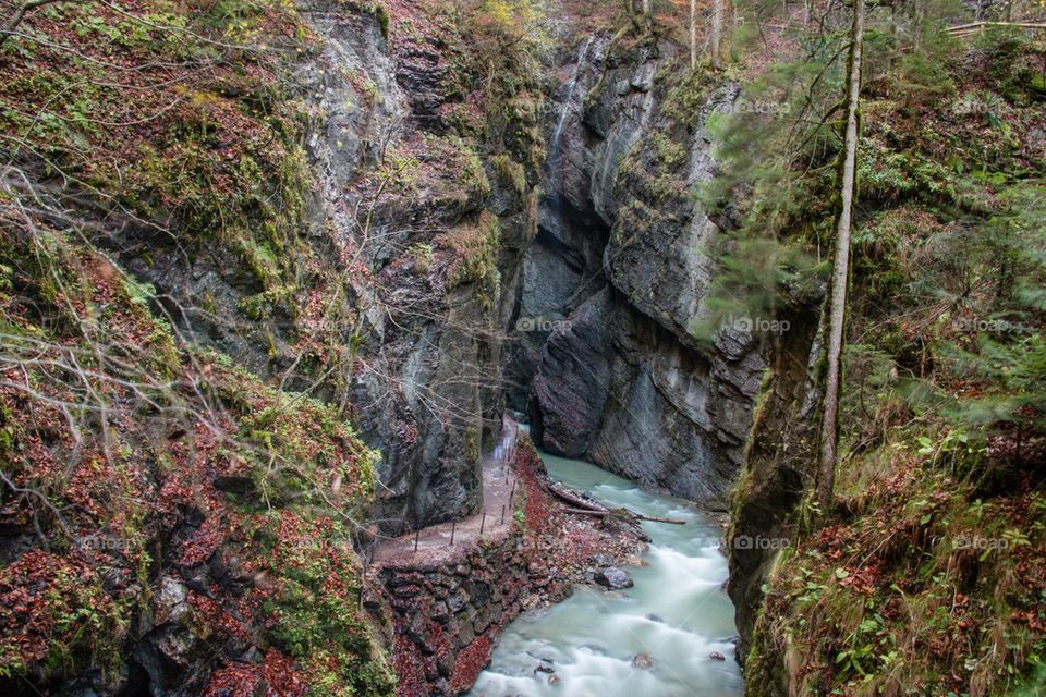 Partnachklamm gorge in Bavaria