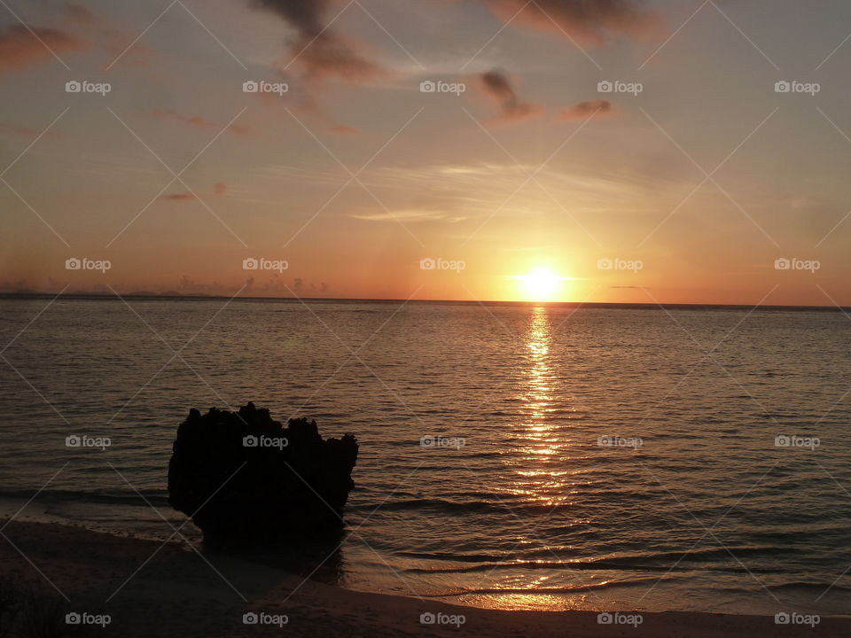 sunnset on Okinawa
