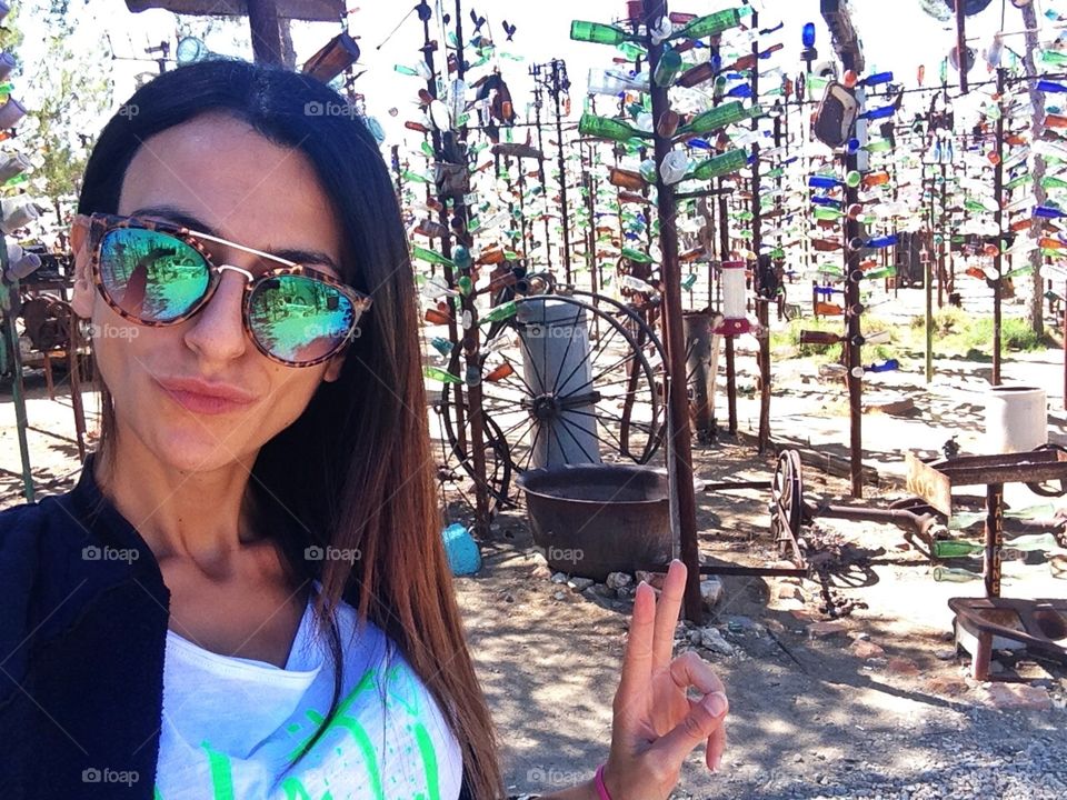 Selfie at Bottle ranch. Selfie at Bottle ranch during my vacation there
