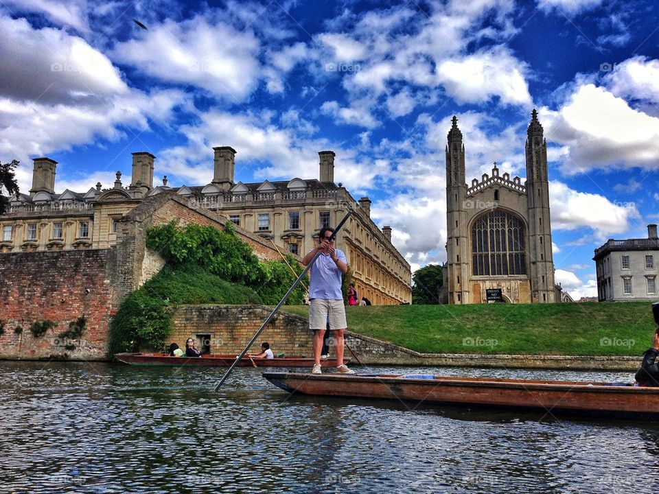 Punting in Cambridge