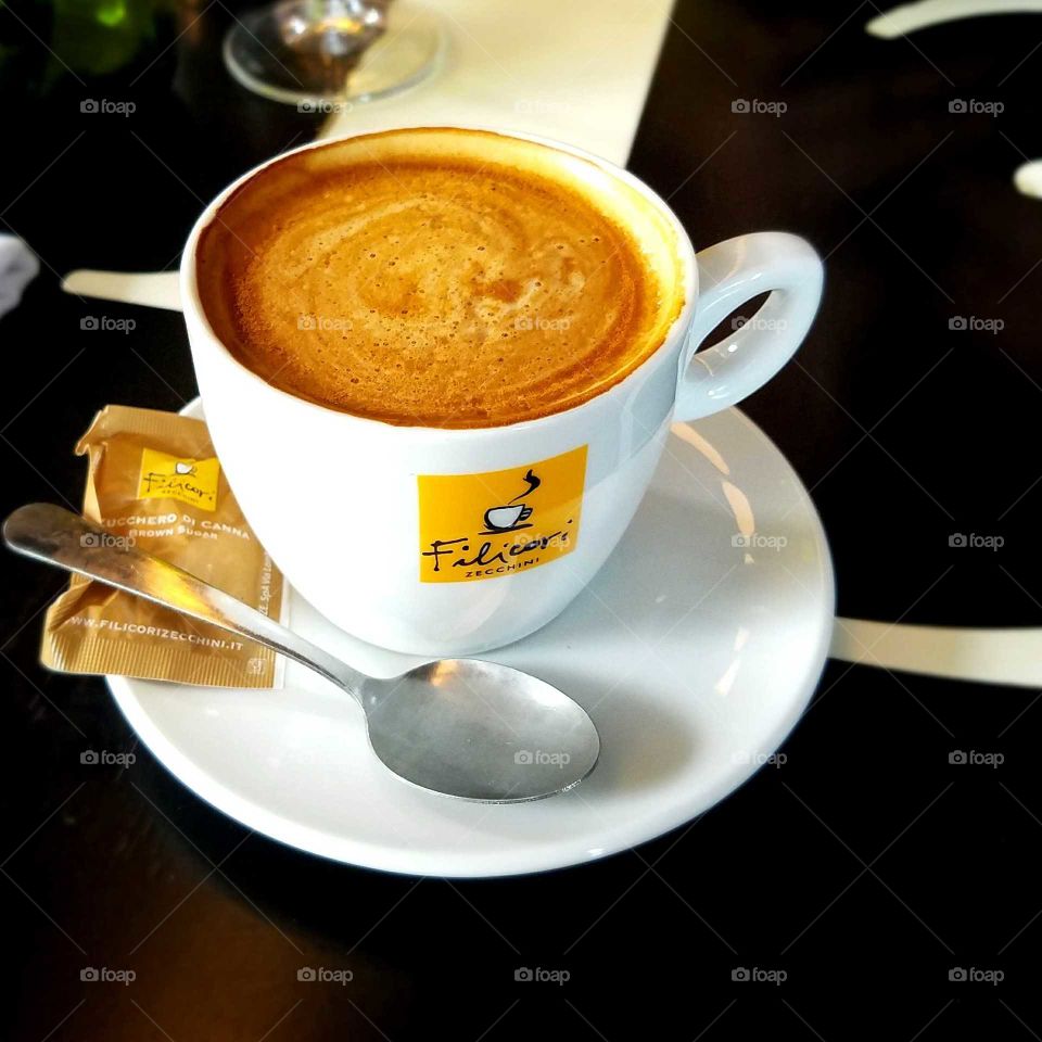 Cappuccino in a Canada Cafe