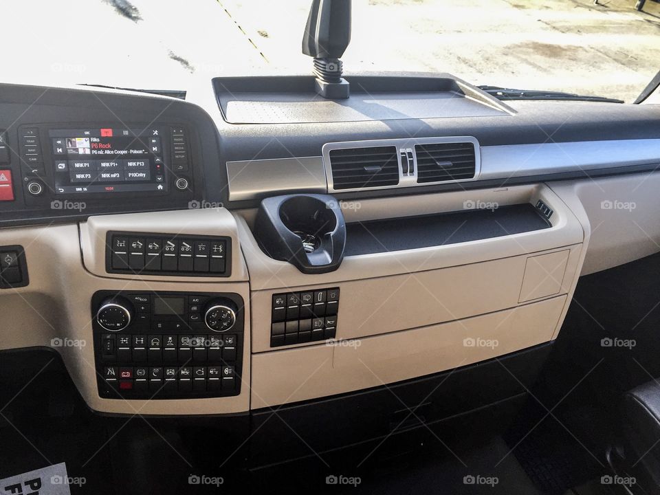 Truck interior