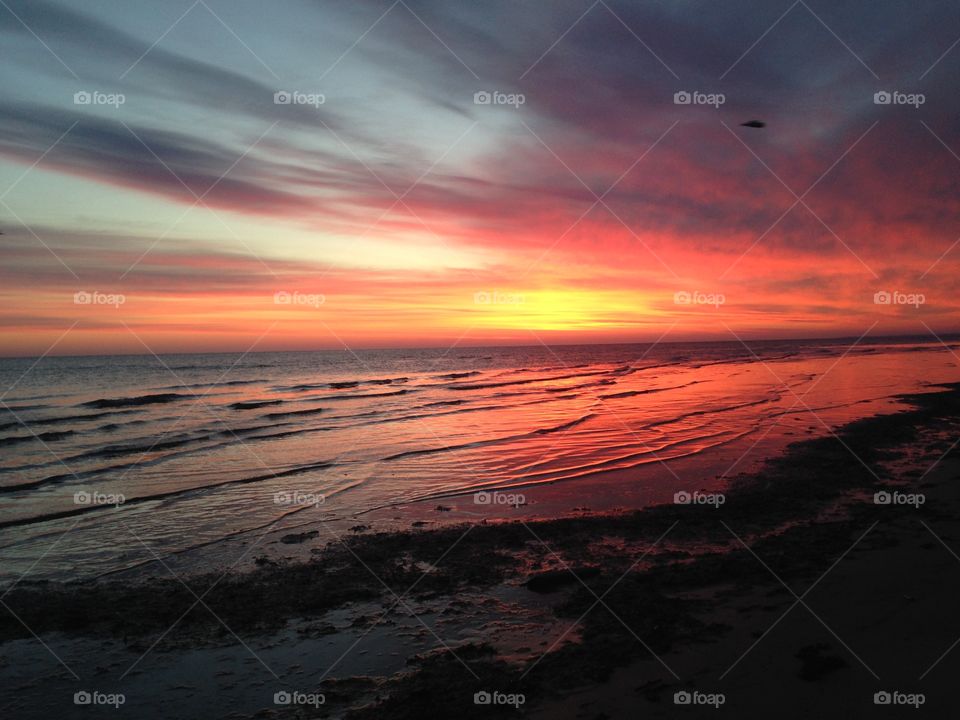 Sunrise in Jurmala, Latvia