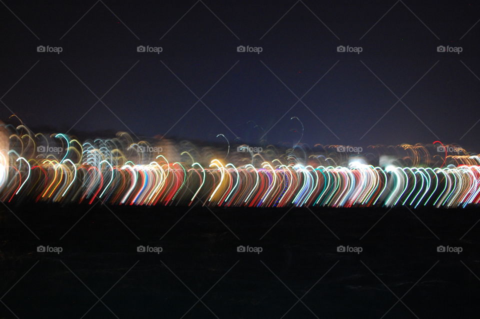 Colors in the night struggle