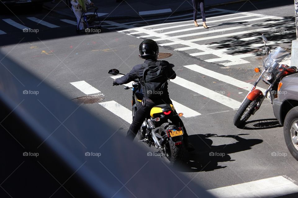 A biker I took a photo of in ny