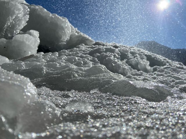 Icy waterfall