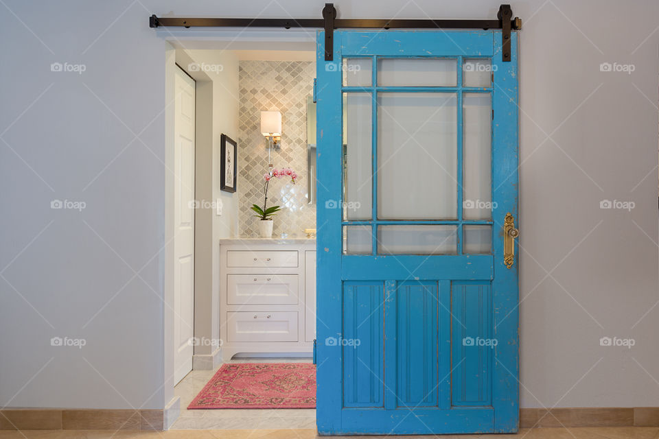 Bathroom Barn Door