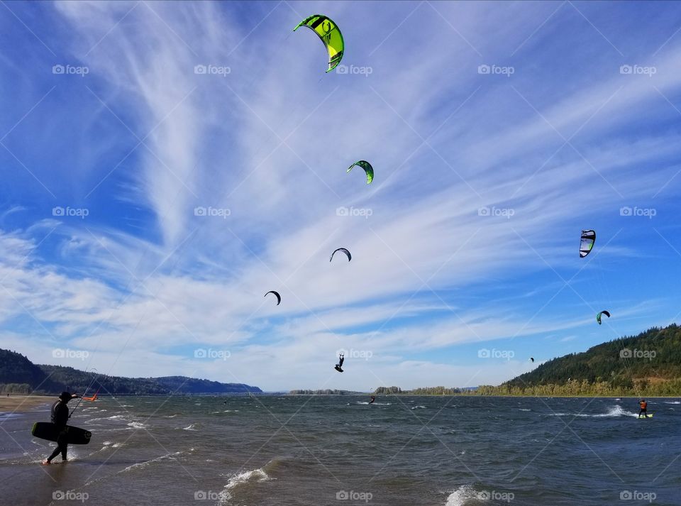 Kiteboarding Rooster Rock