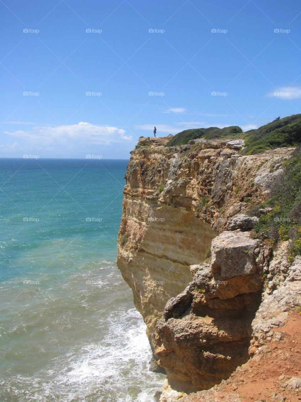 Cliff at the Atlantic coast