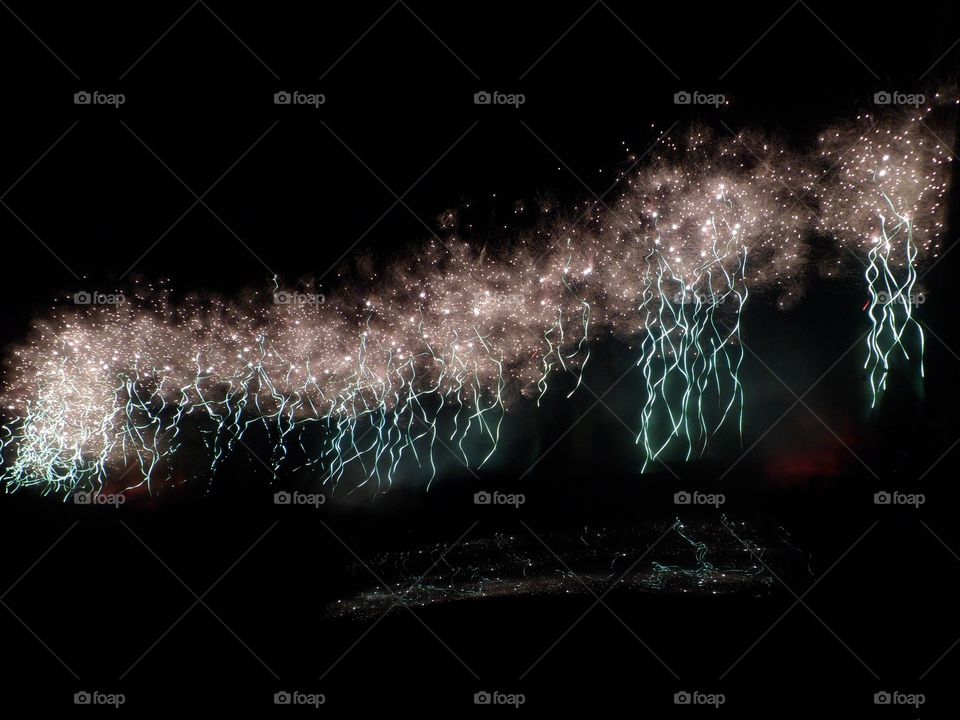 carcassonne france firework