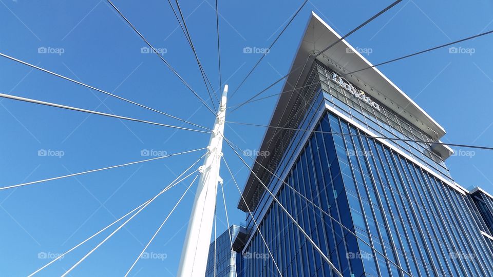 Abstract in Structure. Exploring downtown Denver next to Union Station