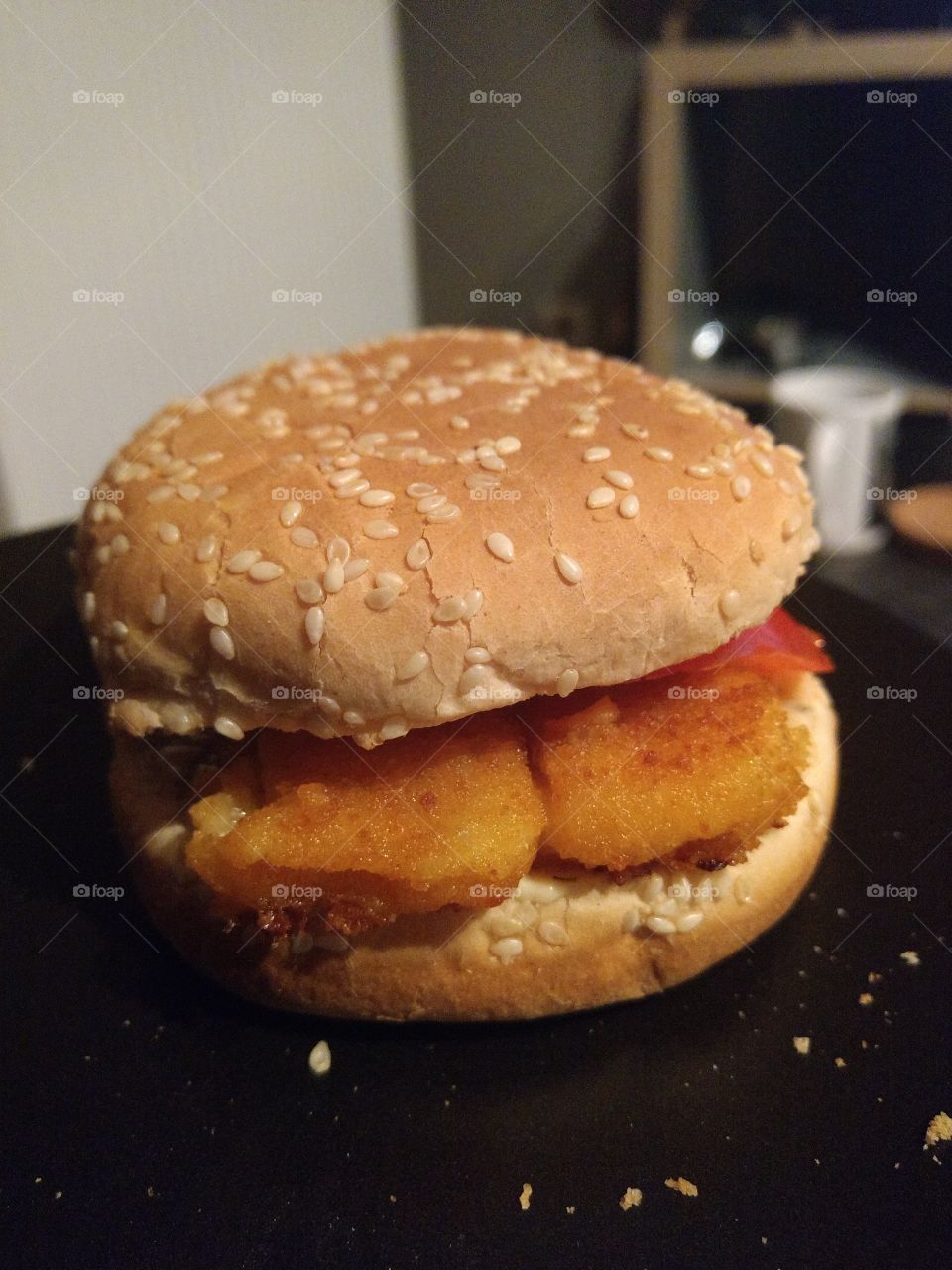 tasty fish burger