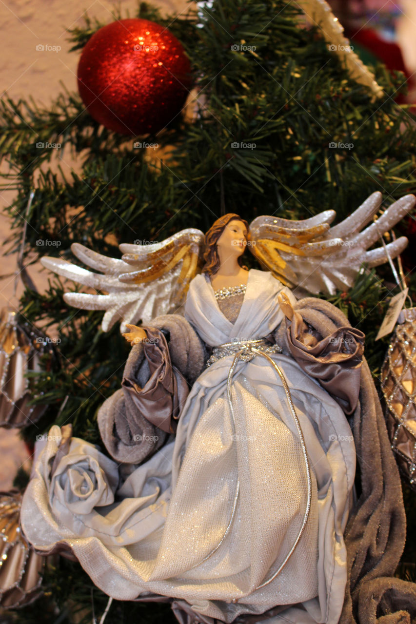 angel on Christmas tree