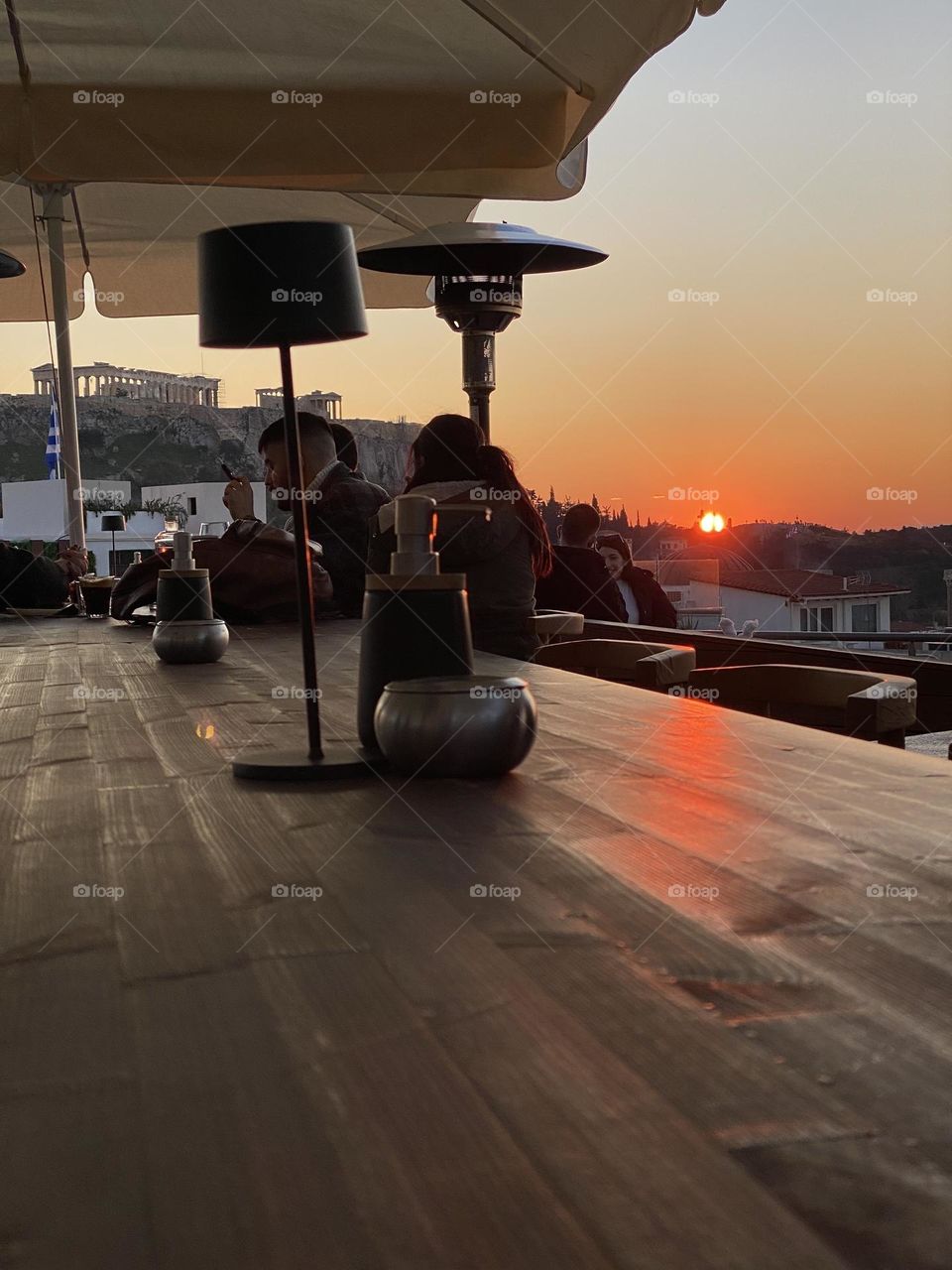 Greece coffee acropolis 