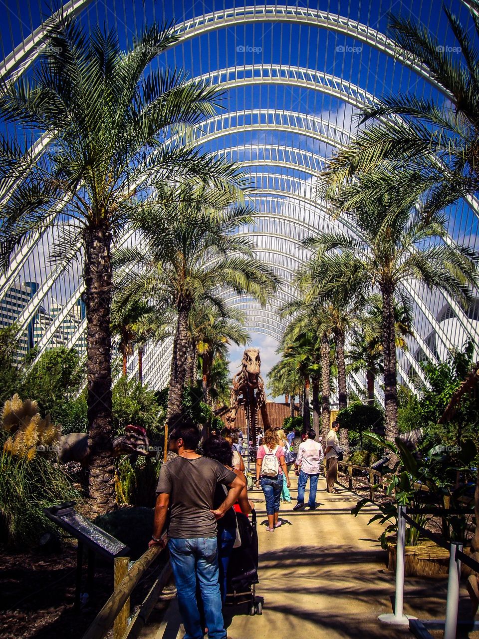 L'Umbracle in Ciudad de las Artes y las Ciencias, Spain