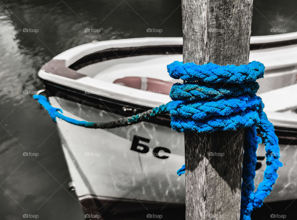 Blue rope