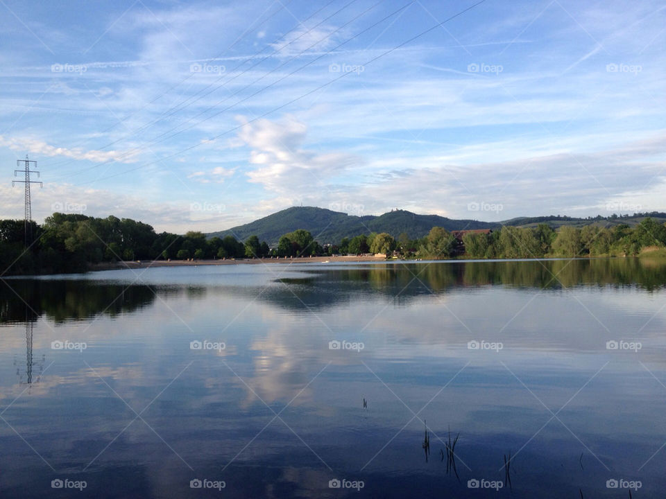 sky water lake relax by sim0n21