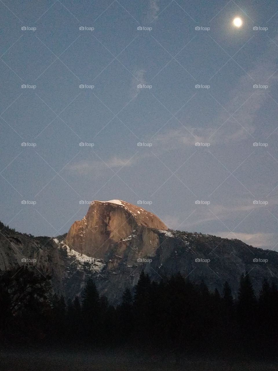 Yosemite Winter Half Dome 5