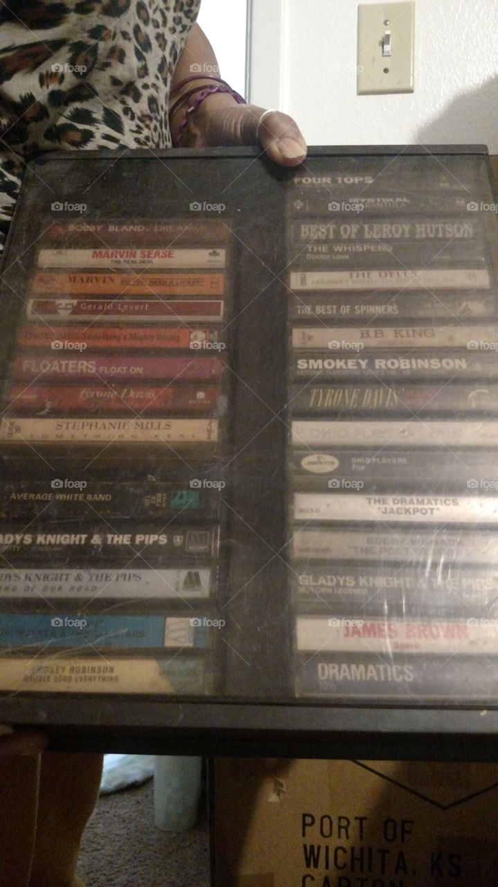 cassette tapes at moms house