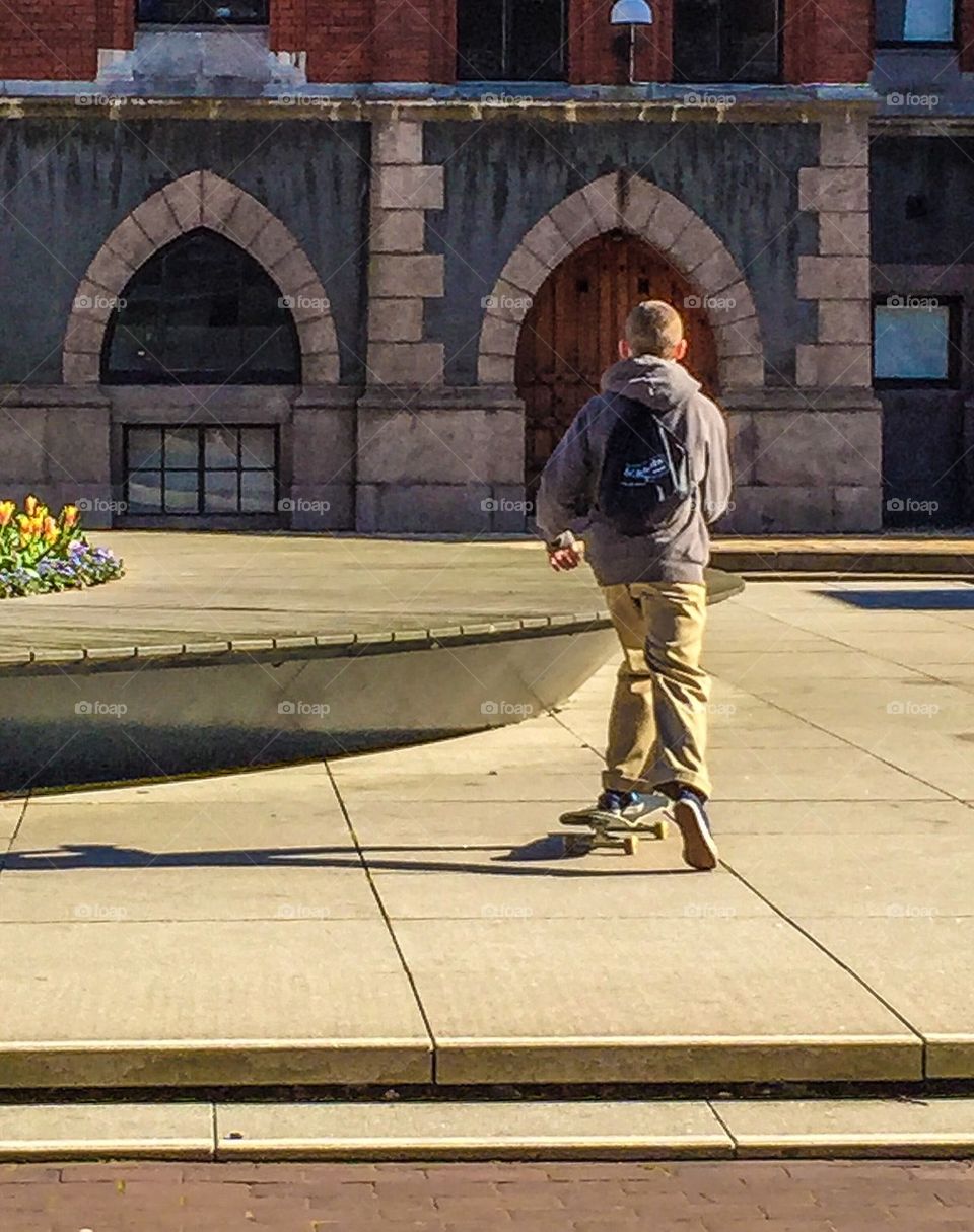 People enjoying spring 