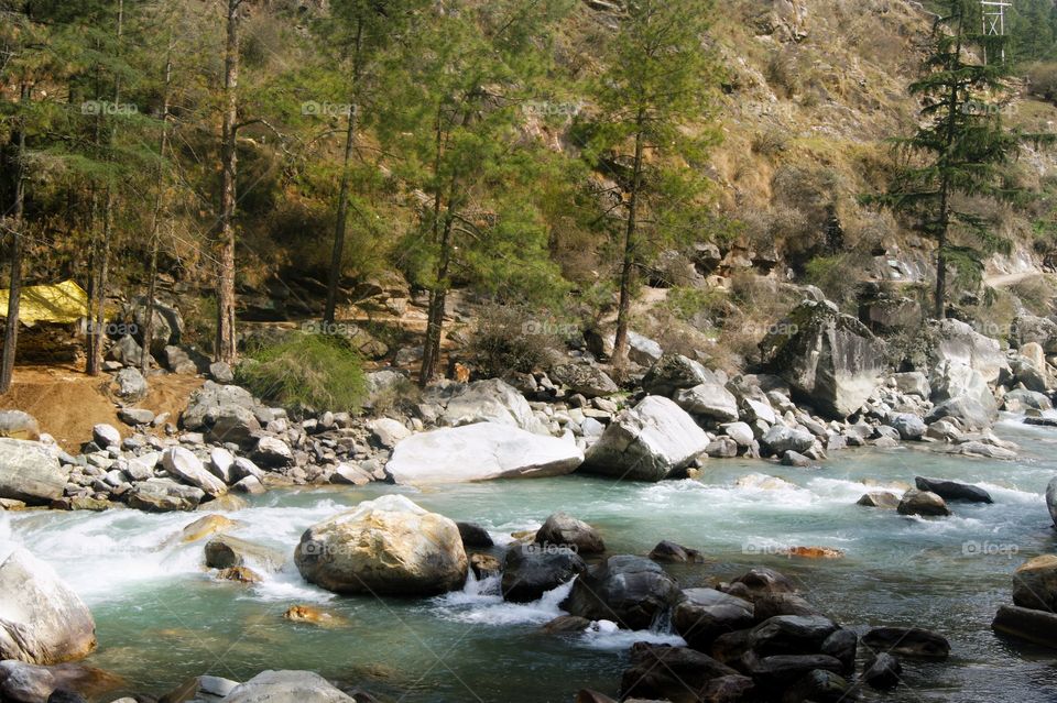 Parvati river is in the Parvati Valley in Himachal Pradesh, northern India that flows into the Beas River at Bhuntar, some 10 km south of Kullu