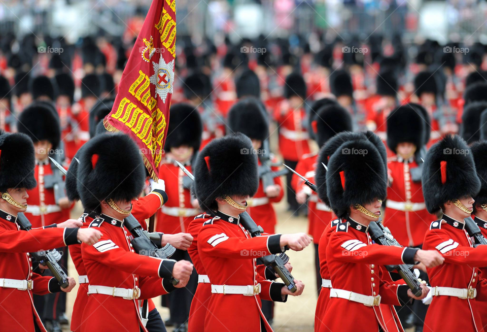 Coldstream Guard Trooping the Colour, The Queens Official Birthday 2017