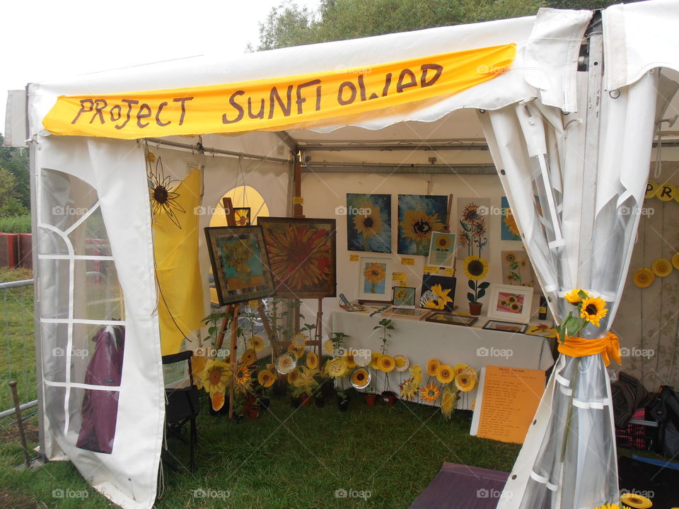 Sun Flower Tent