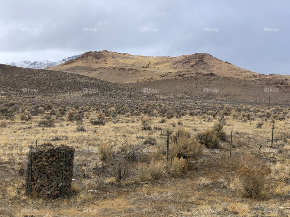 A mountain located in Fields, Oregon. 