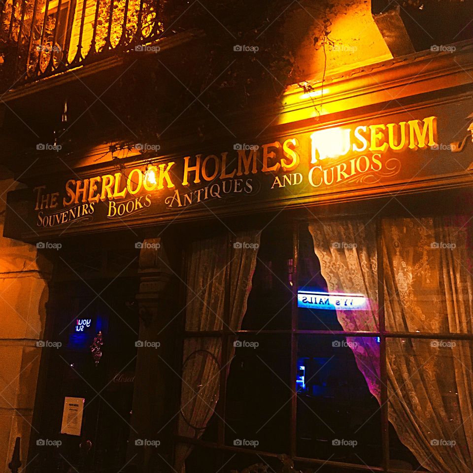 The Sherlock Holmes Museum.