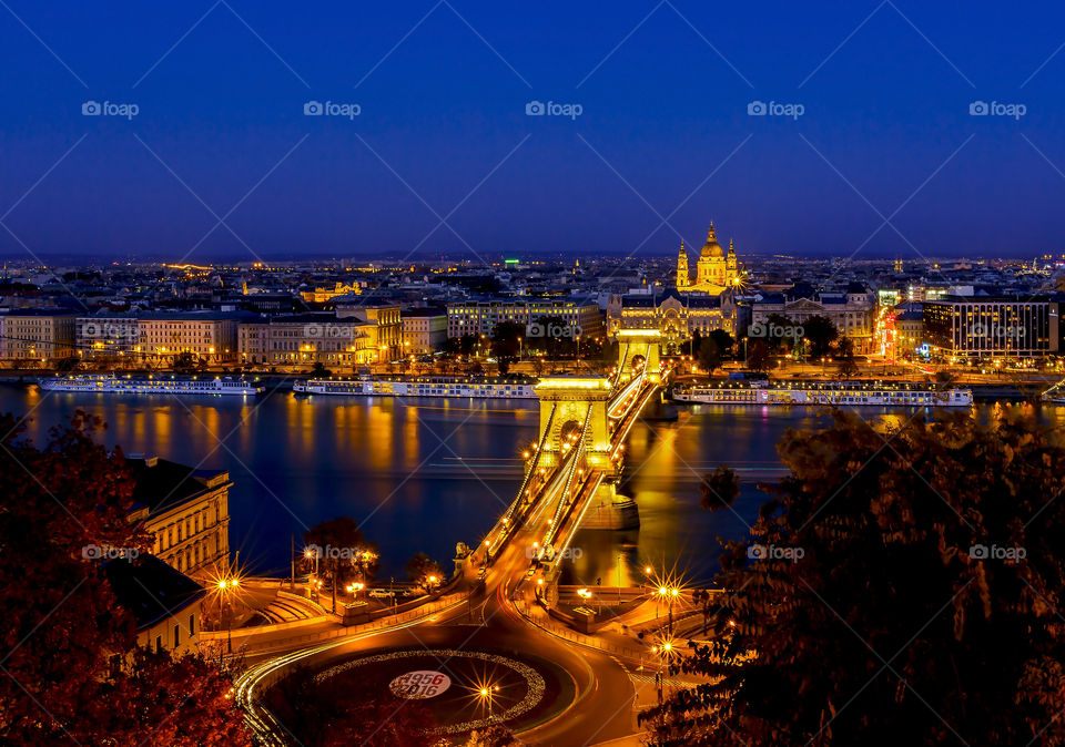 Budapest at night