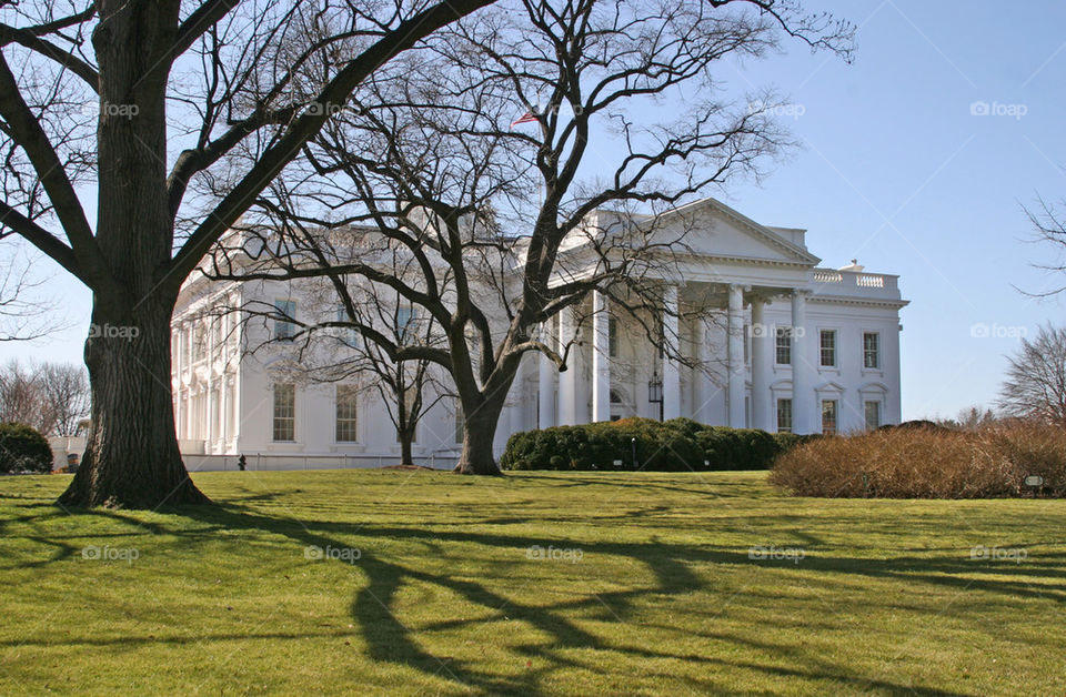 The White House in Washington,USA.