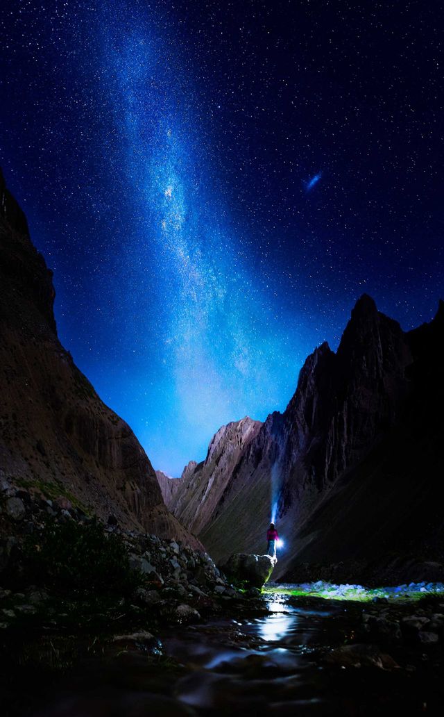 the stars on the mountain