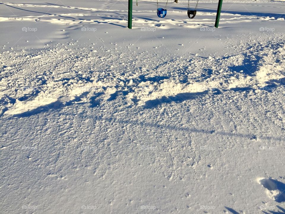 Snowstorm in Detroit