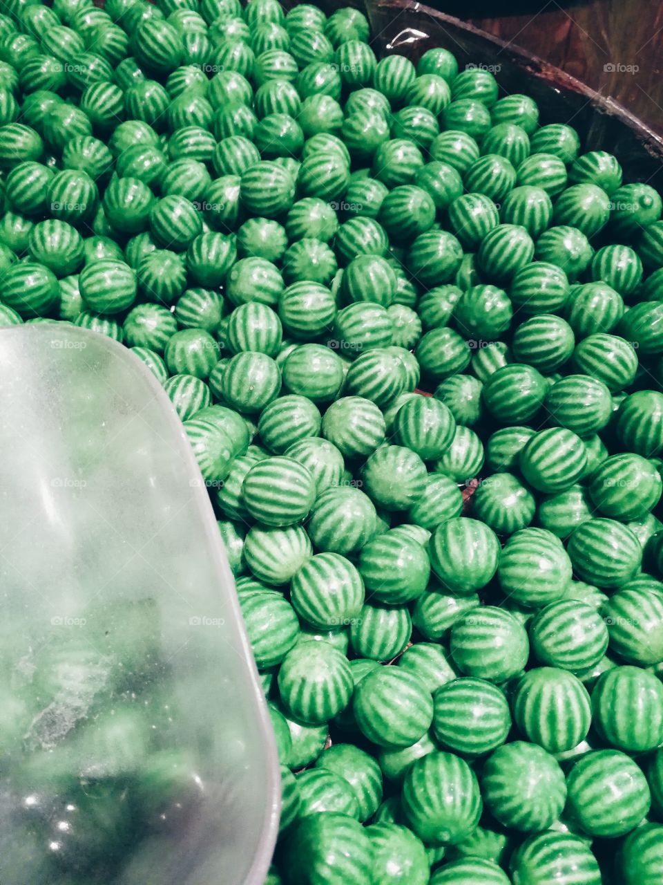 Green candies
