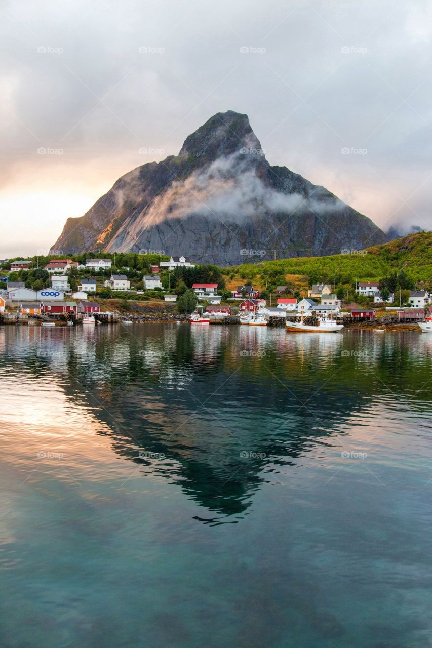 Coastal village at Reine