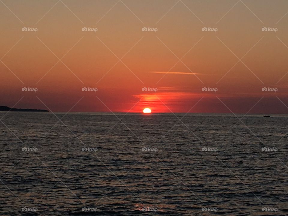 Sunset at Sodus Point NY