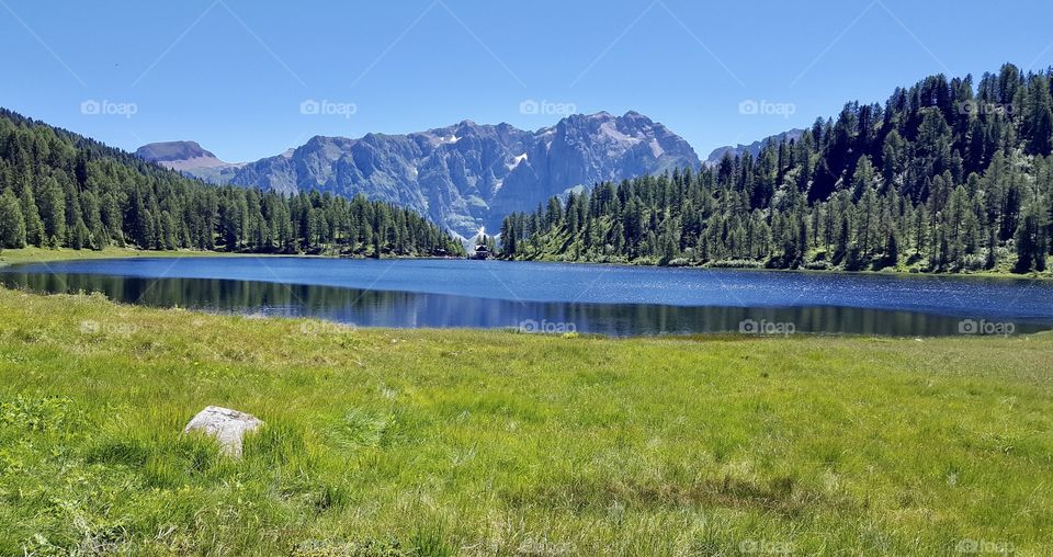 Lago delle Malghette - Malghette Lake, Val di Sole. Italian Dolomiti - Dolomites. Trentino Alto Adige 