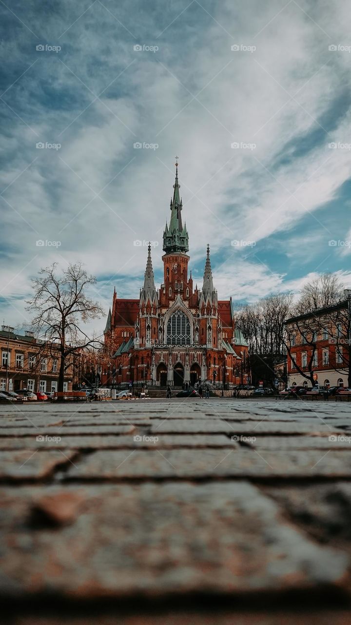 a church in Cracow, Poland