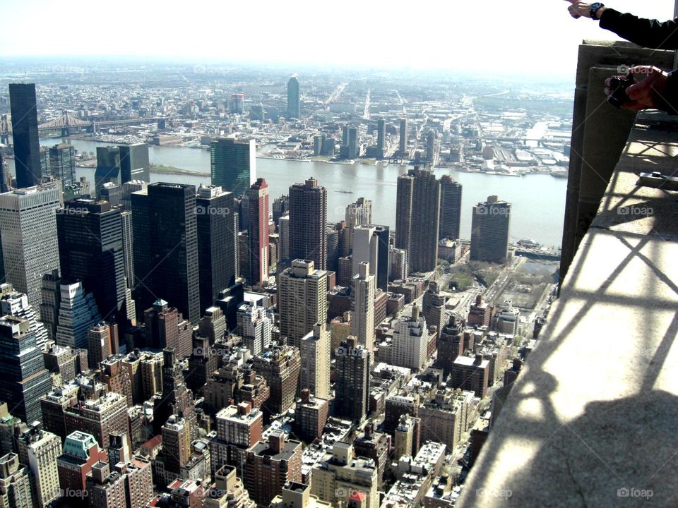 New York City from building top