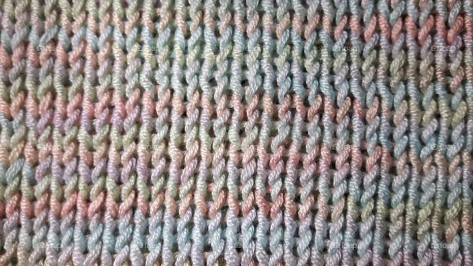 pastel knit