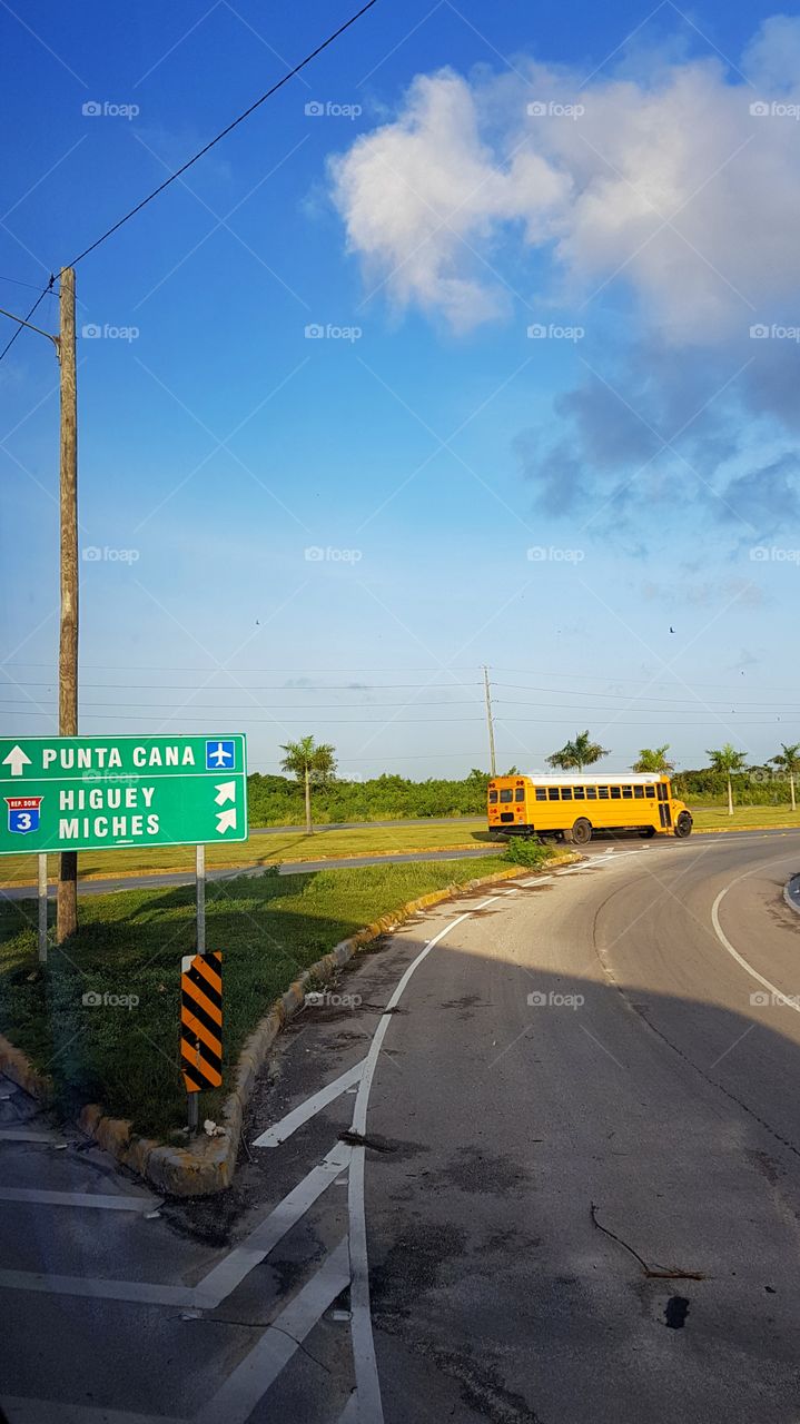punta cana highway road dominican republic