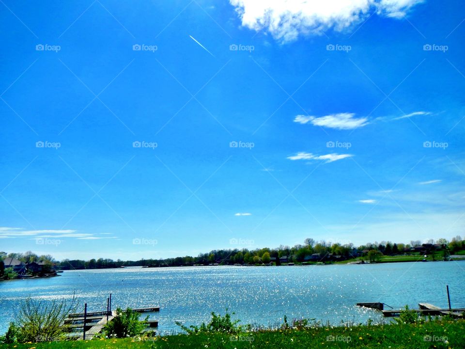 Lake views in Indiana 
