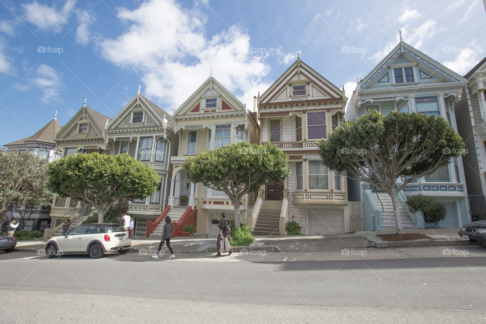 Painted ladies in San Francisco 