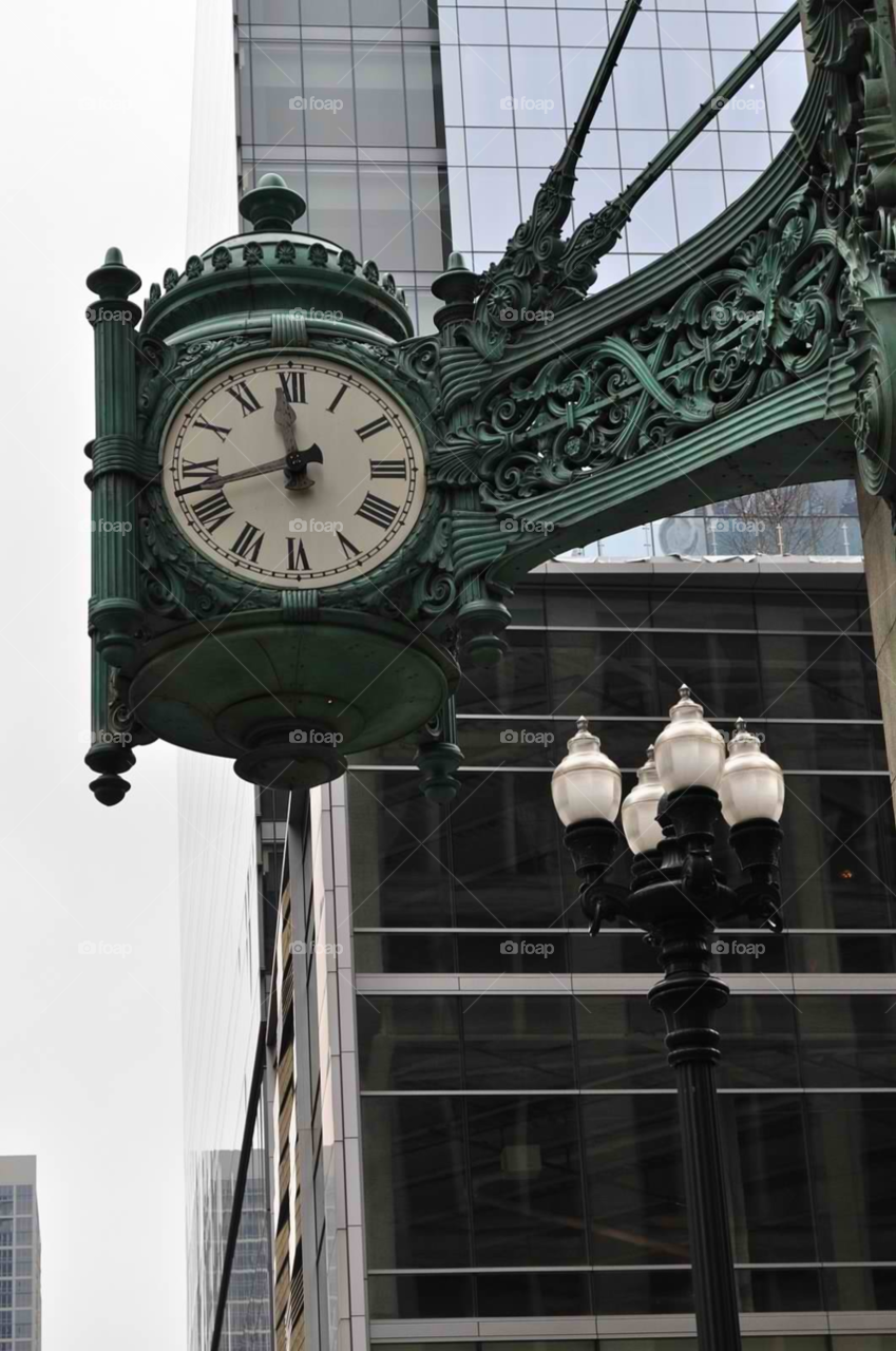green city urban clock by micheled312