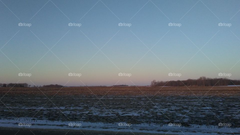 Water, Landscape, Fog, No Person, Sunset