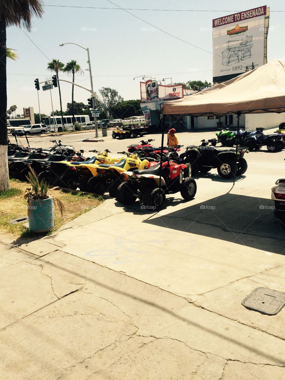 Cruising to Ensenada. Time for a little ATV action!