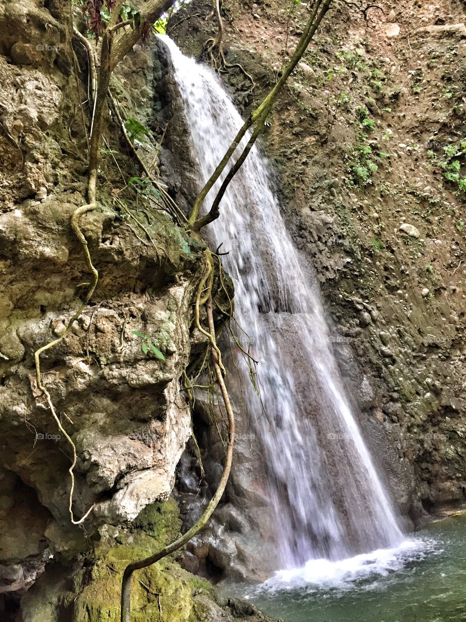 Tagbaobo falls in Samal Island, Davao City